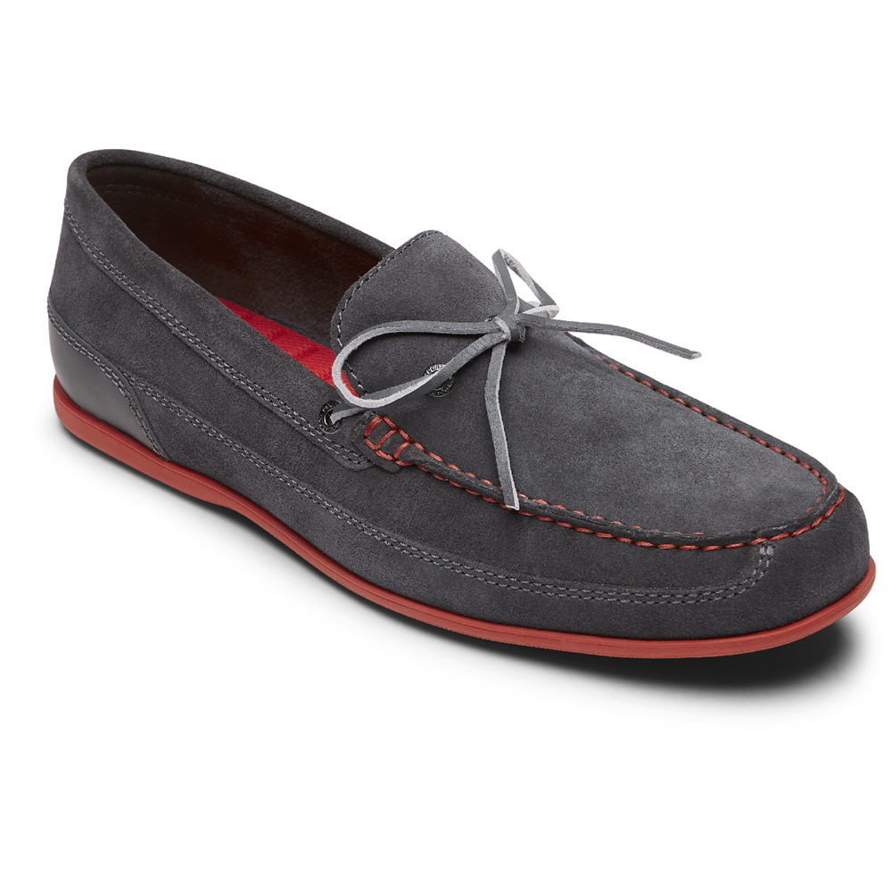 Rockport Loafers For Mens Dark Grey - Malcom Tie - QZ3548270